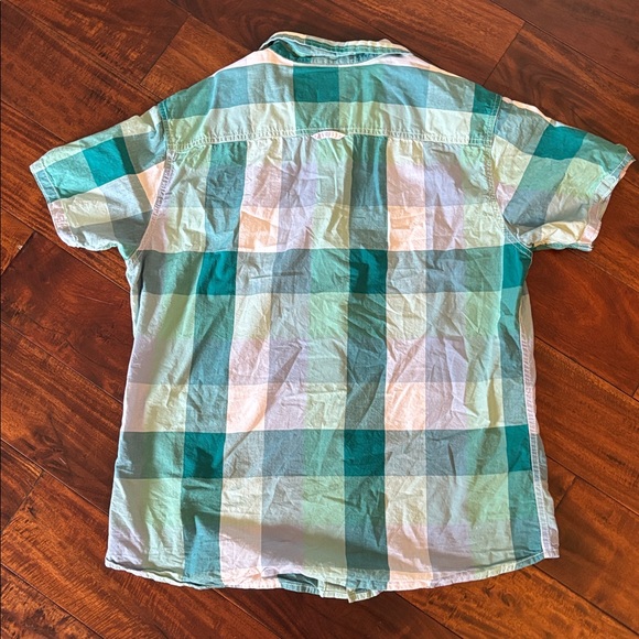 Urban Pipeline | men’s Blue and Green Plaid Shirt - Picture 8 of 9